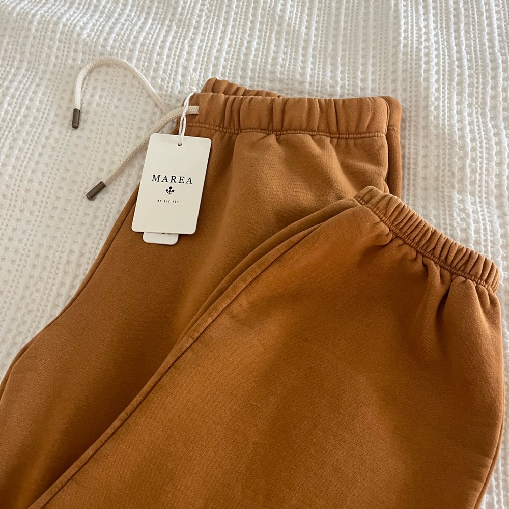 Marea vintage fleece caramel joggers - Picture 6 of 6
